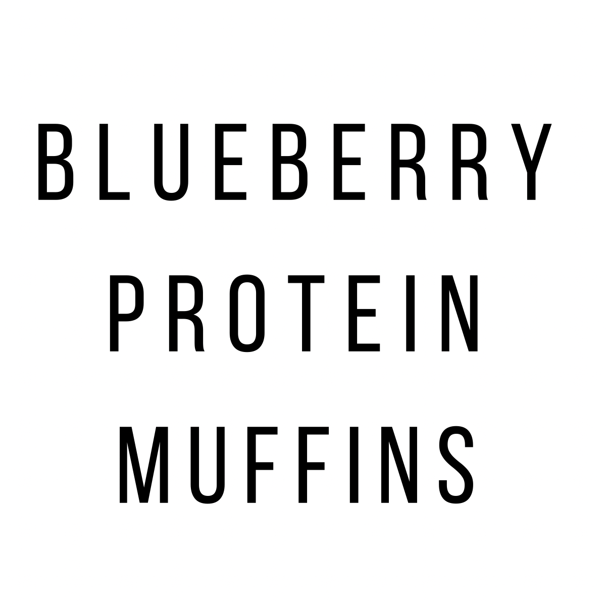 Blueberry Protein Muffins