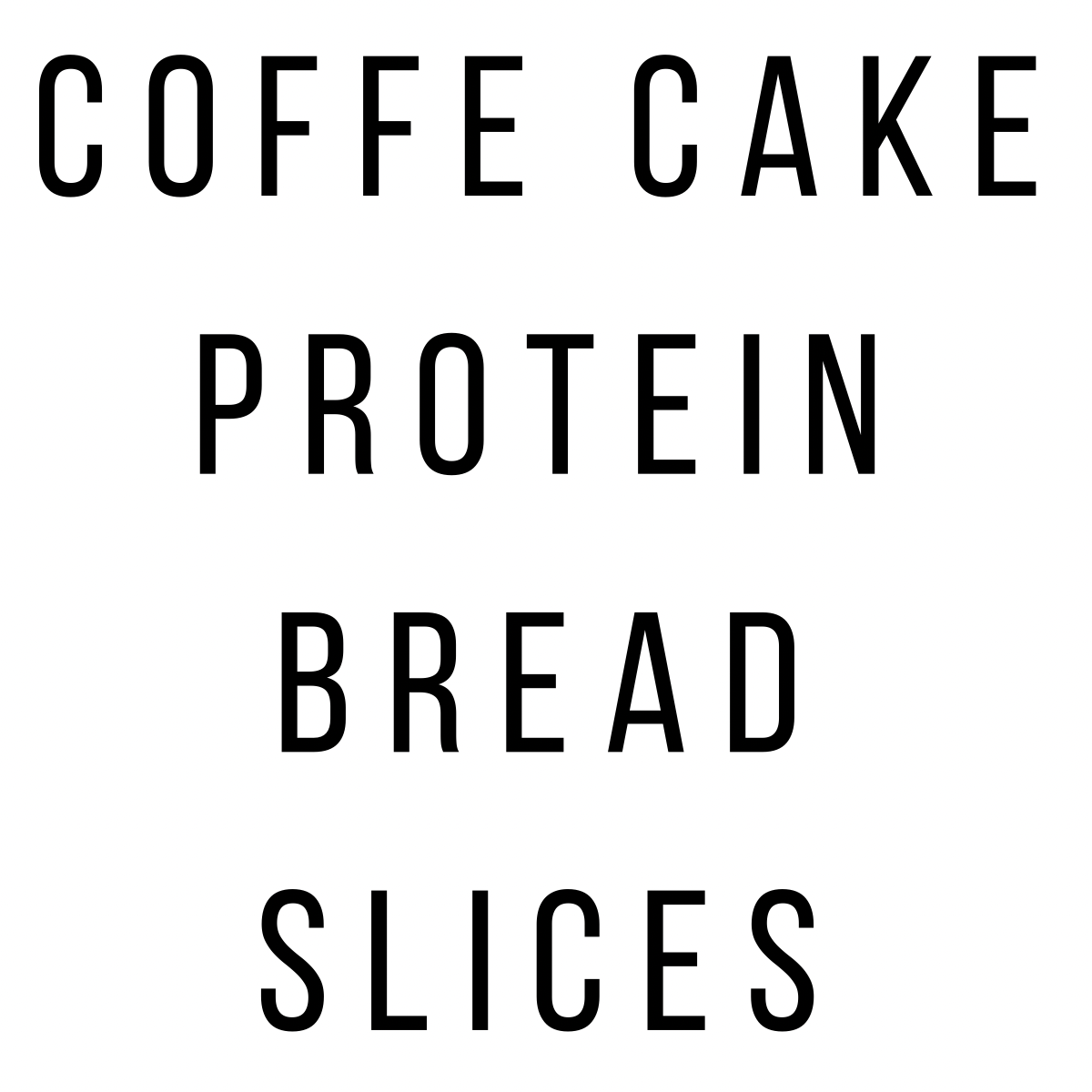 Coffee Cake Protein Bread Slices